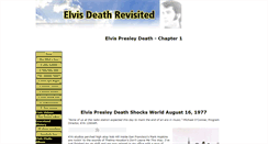 Desktop Screenshot of elvisdeathrevisited.com